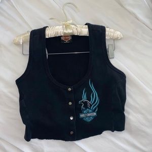 Rare Harley Davidson cropped tank